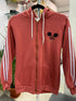 Woollen Zip Up Stripe Jacket